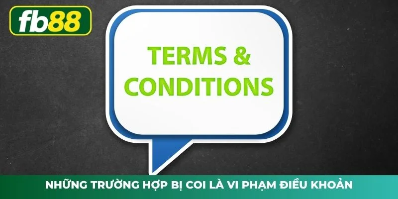 Điều Khoản Điều Kiện FB88 Chi Tiết Và Cập Nhật Mới Nhất 3 Hành vi vi phạm phổ biến và cách xử lý trong hệ thống