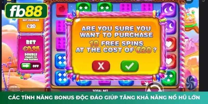 Các tính năng bonus độc đáo giúp tăng khả năng nổ hũ lớn
