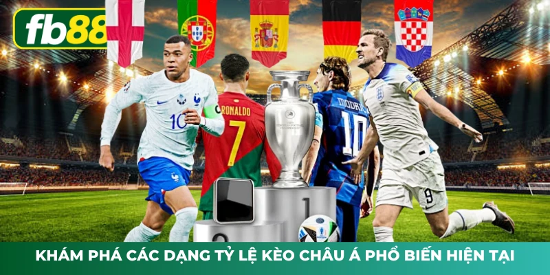 Khám phá các dạng tỷ lệ kèo châu Á phổ biến hiện tại