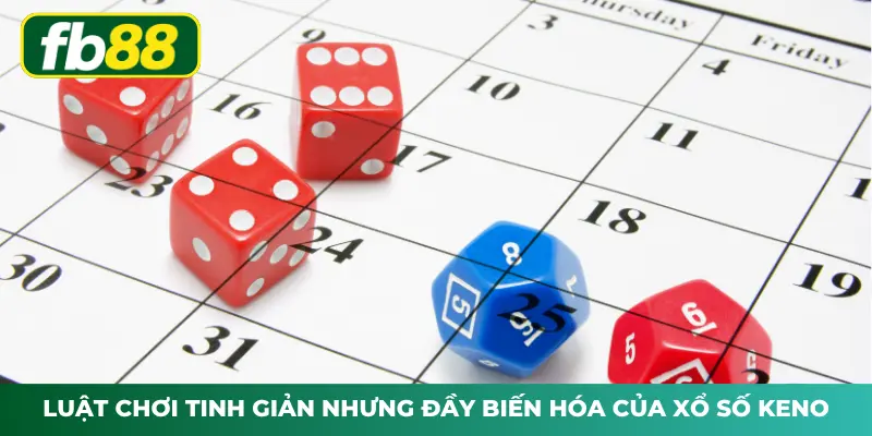 Luật chơi tinh giản nhưng đầy biến hóa của xổ số Keno