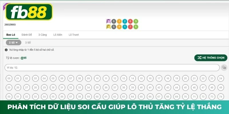 Phân tích dữ liệu soi cầu giúp lô thủ tăng tỷ lệ thắng